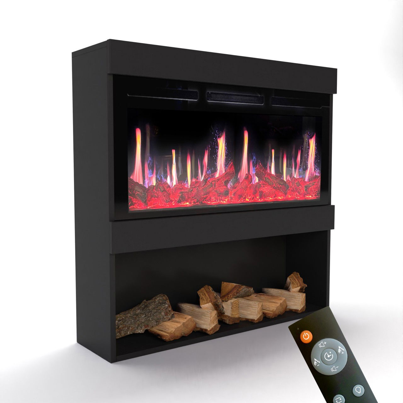 Glow Fire SCM-2 Schwarz Elektrokamin 