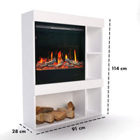 Glow Fire SCM-3 Elektrokamin Weiß