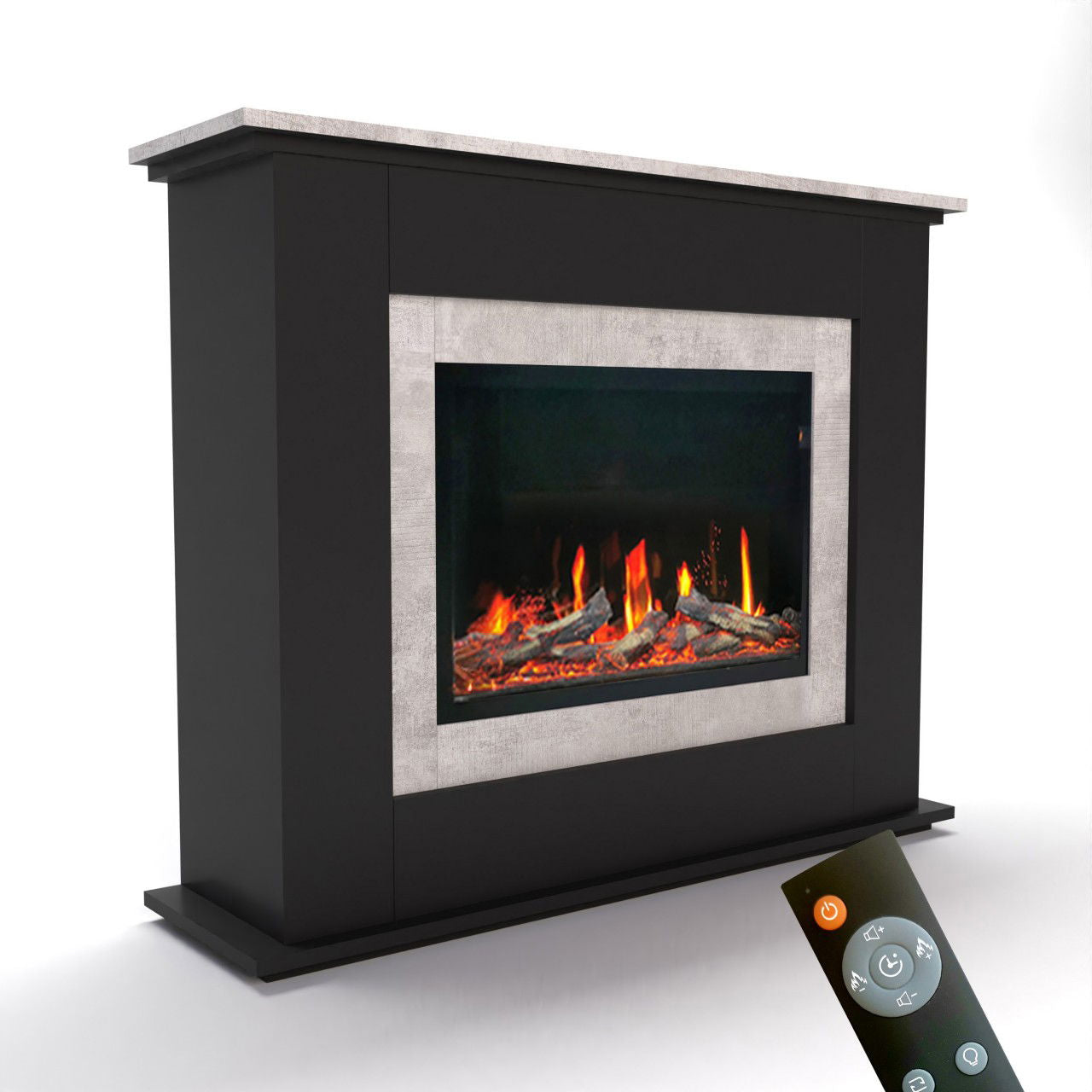 Glow Fire SCM-5 Schwarz Elektrokamin 