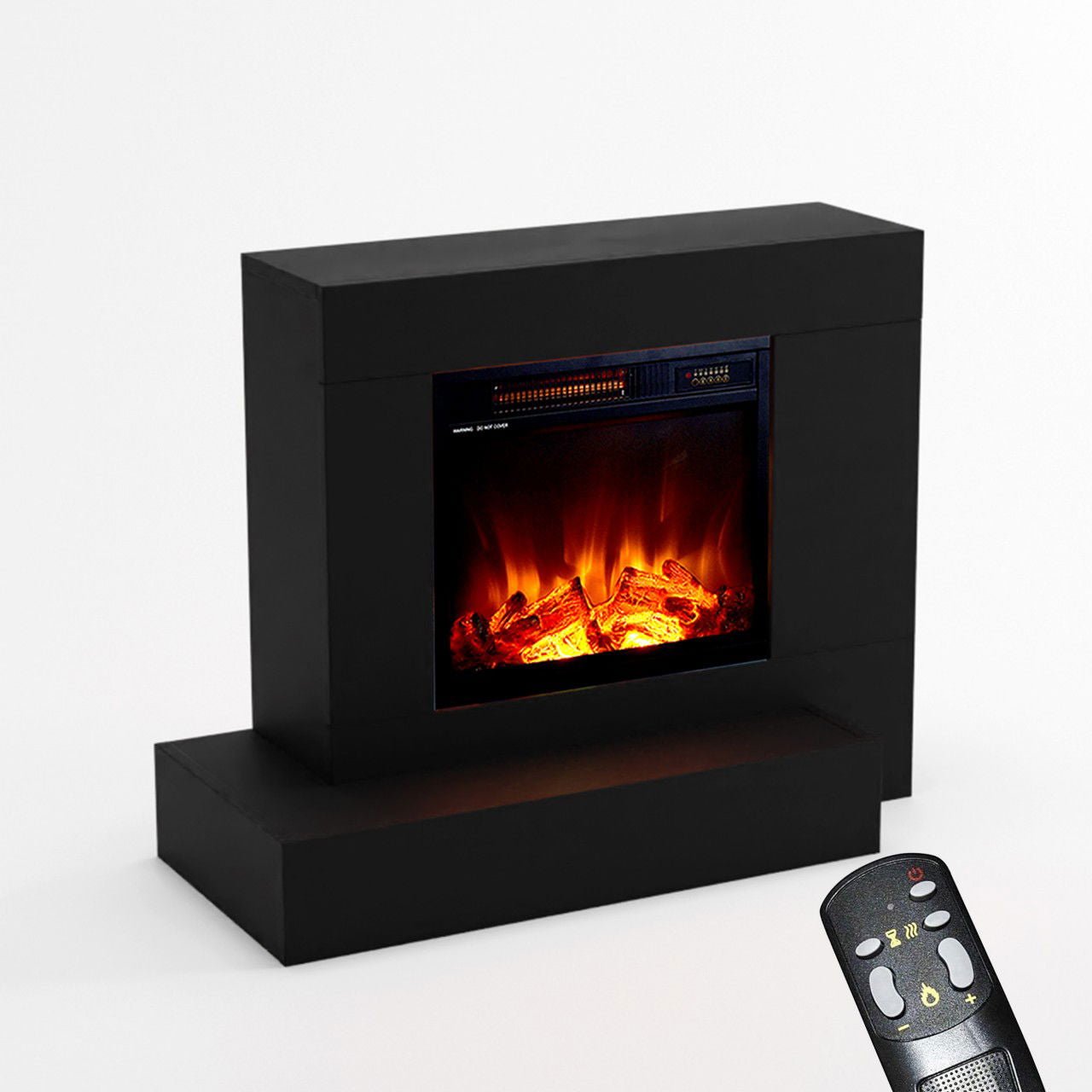 Kaminlicht NEO 2 Schwarz Elektrokamin