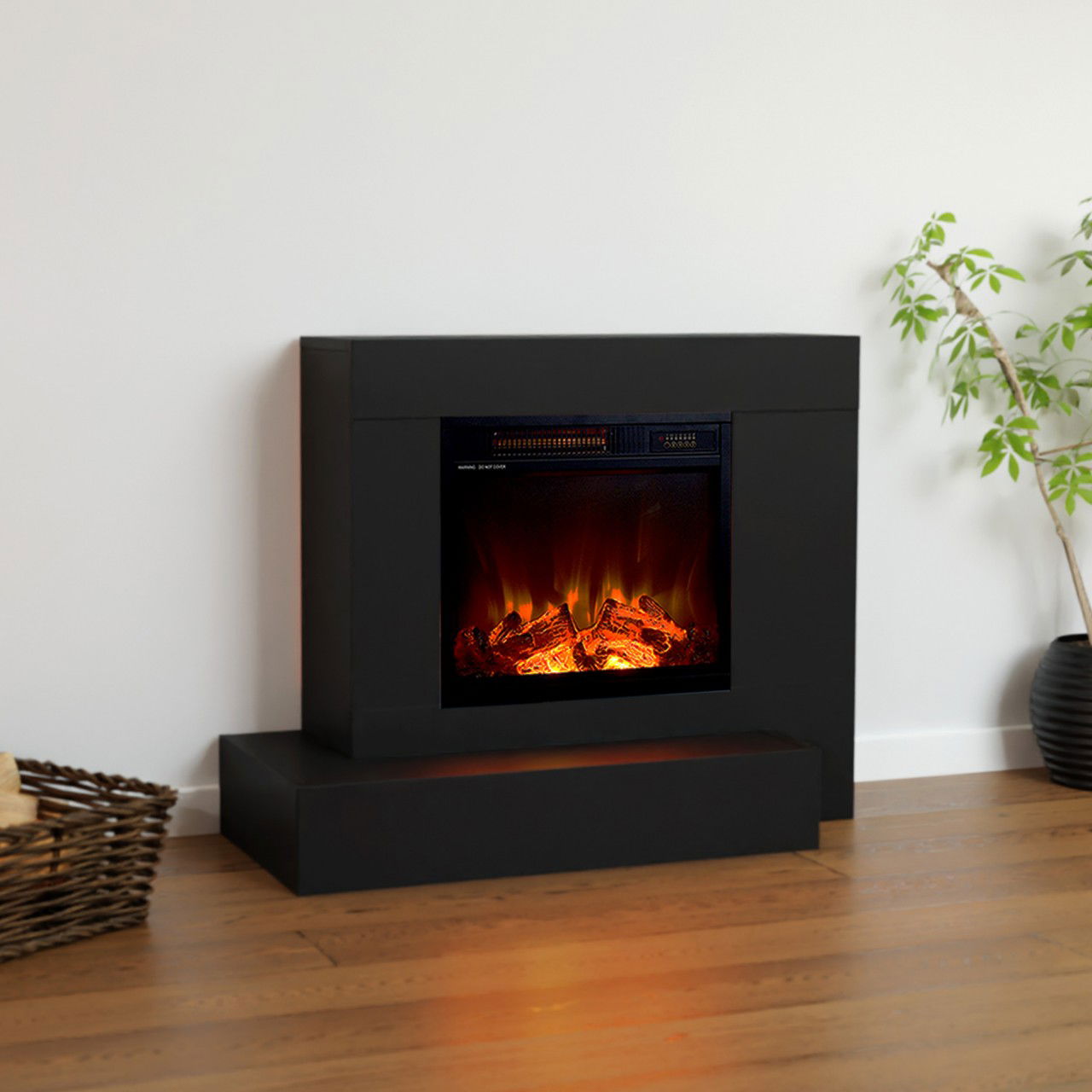 Kaminlicht NEO 2 Schwarz Elektrokamin