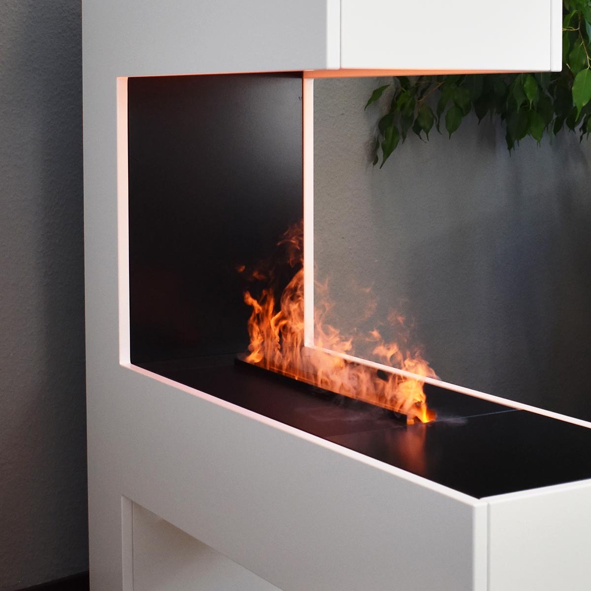 Glow Fire Mozart Weiß Elektrokamin mit Wasserdampf